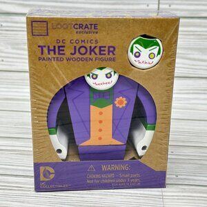 Loot Crate Exclusive The Joker Painted Wooden Figure DC Comics 2015